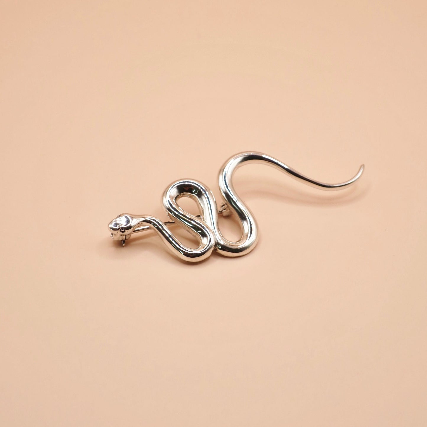Sterling Silver Snake Brooch - Year of the Snake