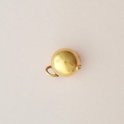 Antique Victorian Etruscan Revival Gold "Orb" Charm