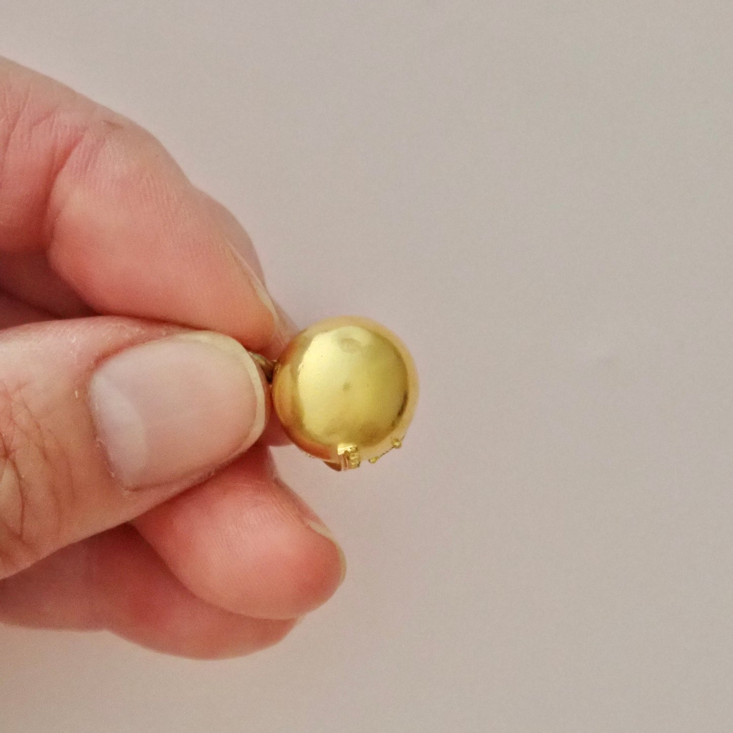 Antique Victorian Etruscan Revival Gold "Orb" Charm