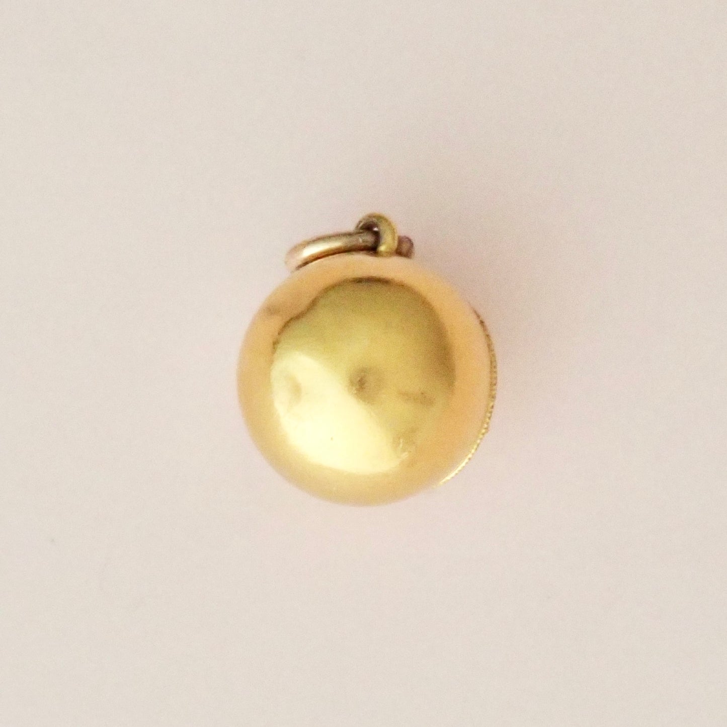 Antique Victorian Etruscan Revival Gold "Orb" Charm
