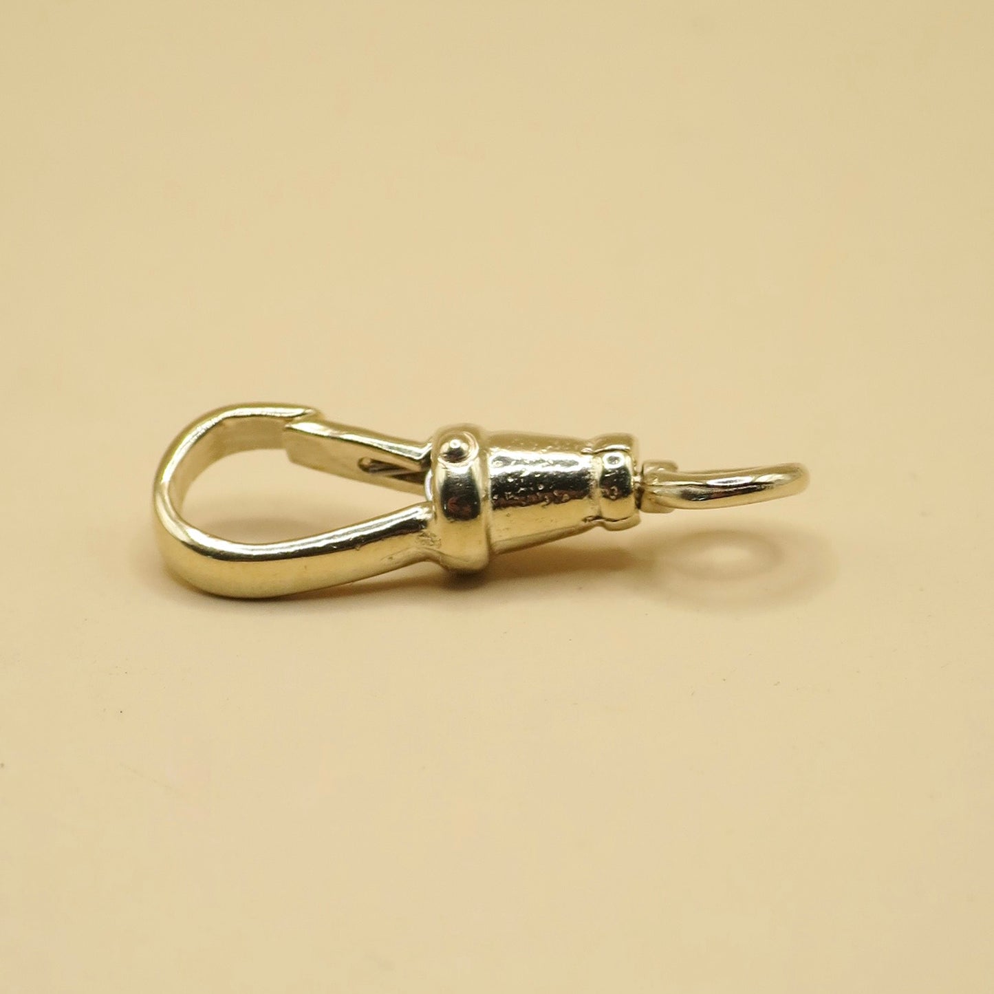 14K Yellow Gold Antique Style Swivel Clasp - Lobster Clip 22mm - LARGE