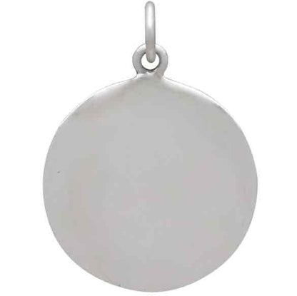 Solid 925 Sterling Silver Medusa Pendant, 24x18mm