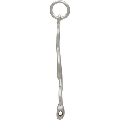 Solid 925 Sterling Silver Snake Pendant