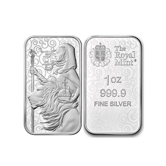 2021 The Great Engraver Series Una And The Lion Silver Bullion 1 oz Bar .9999 Fine Silver