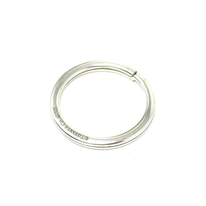 Large Sterling Silver Tiffany & Co Split Ring or “O” Pendant