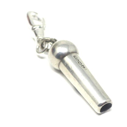 Antique 1904 Charles Horner Victorian English Sterling Silver Working Whistle Pendant