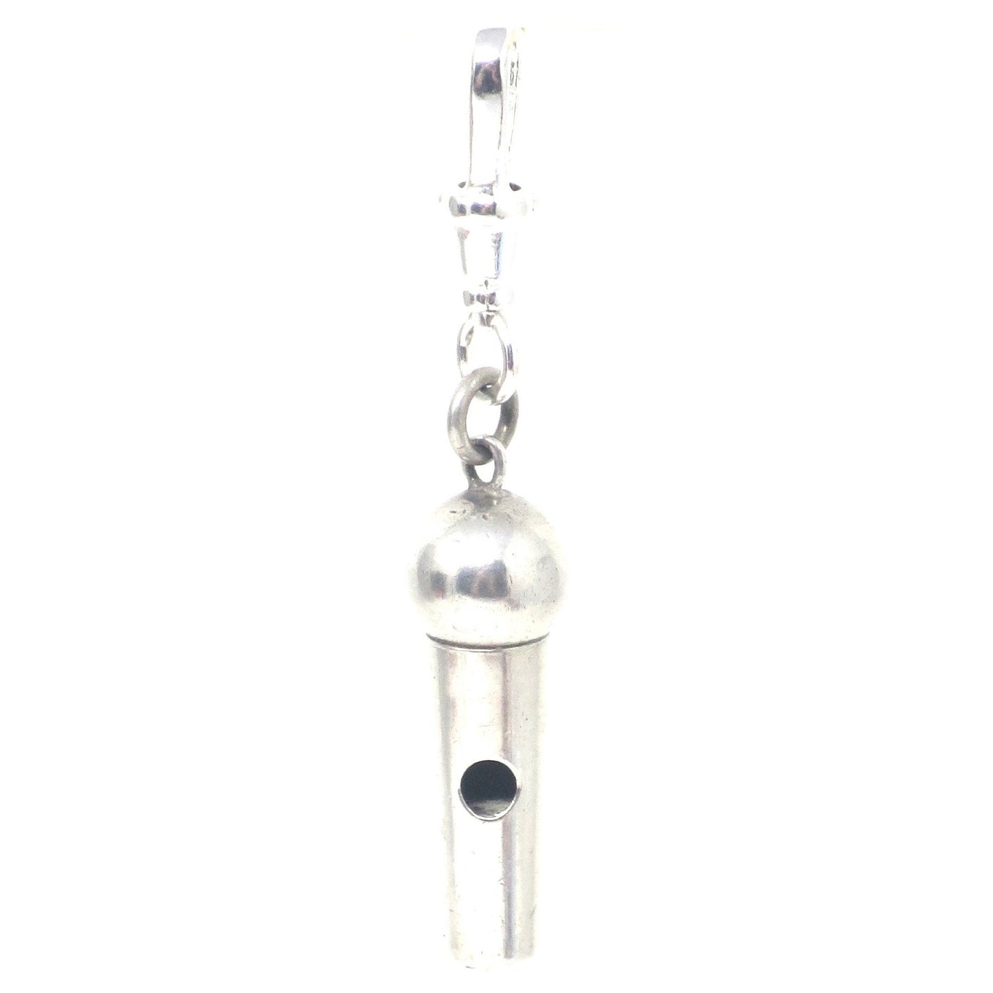 Antique 1904 Charles Horner Victorian English Sterling Silver Working Whistle Pendant