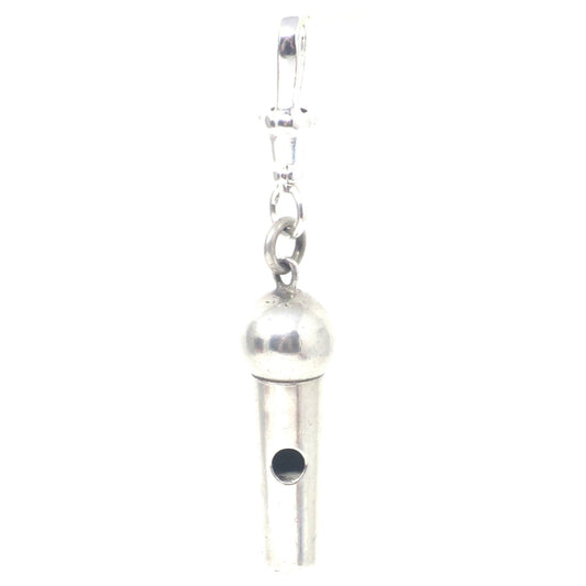 Antique 1904 Charles Horner Victorian English Sterling Silver Working Whistle Pendant