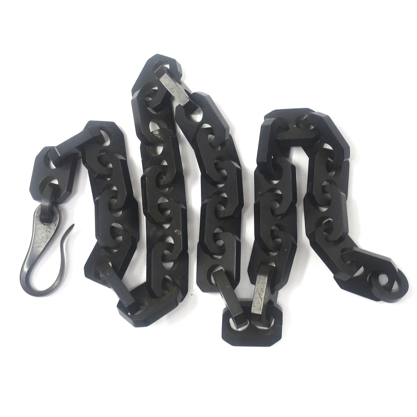 Victorian Gutta-Percha Vulcanite Mourning Necklace