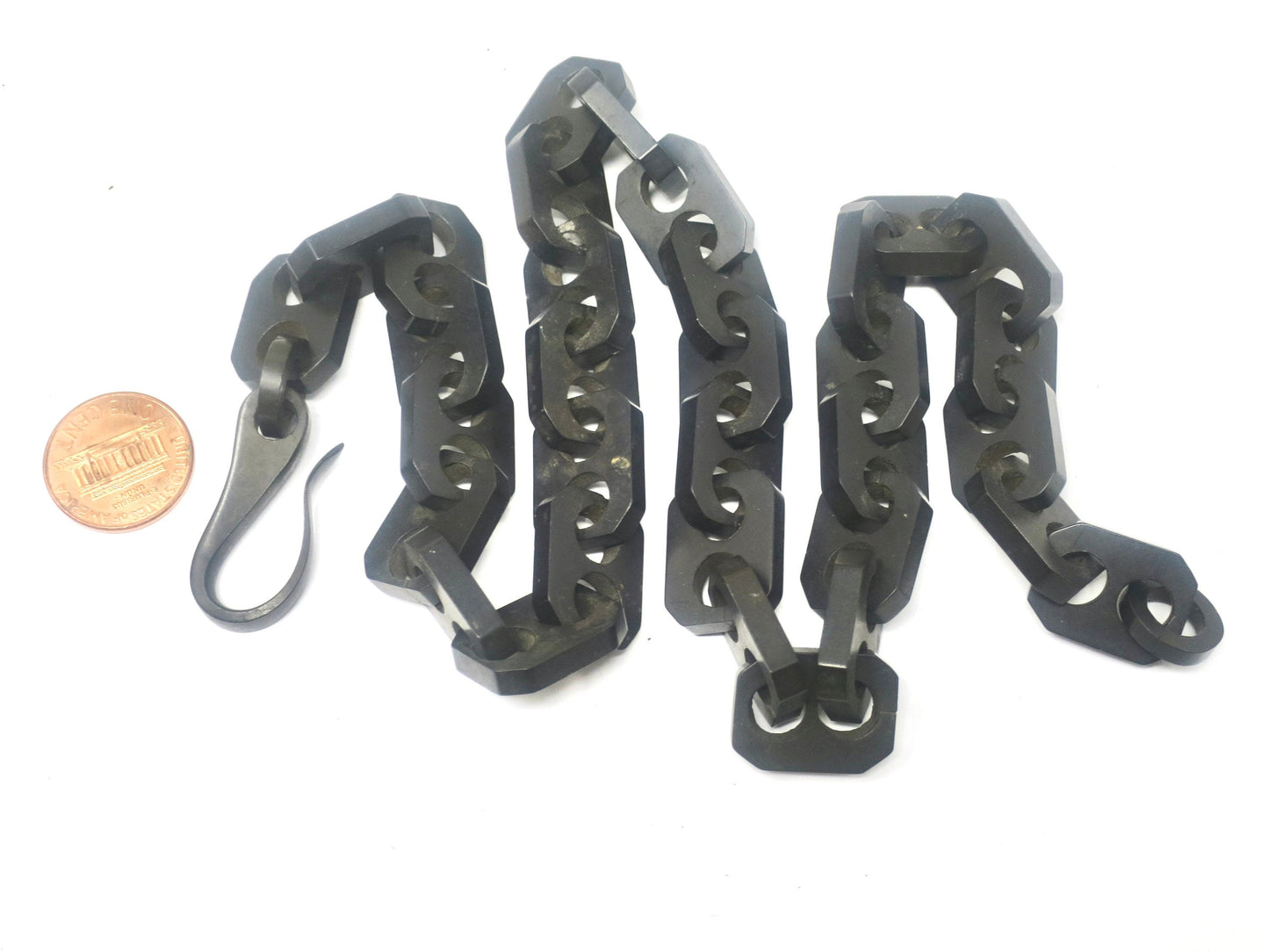 Victorian Gutta-Percha Vulcanite Mourning Necklace
