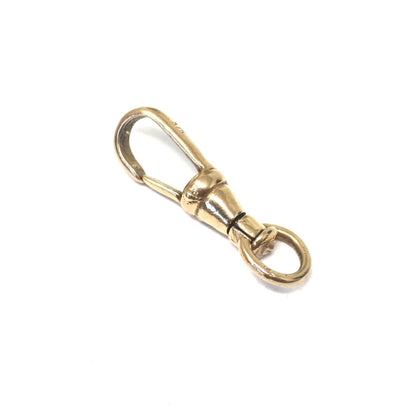Vintage 1980’s Solid 9ct Rose Gold Swivel Dog Clip Fastener - For Hanging Fobs & Charms