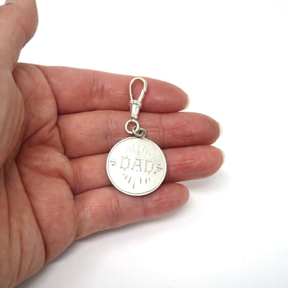 DAD Napoleon Empereur BARRE French 5 Francs Silver Coin 1869, Emperor Napoleon III Pendant