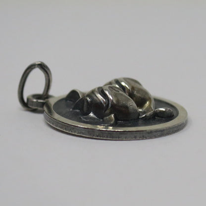 Vintage Sterling Silver Pisces The Fish Zodiac Sign Charm