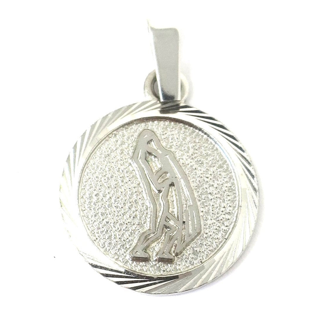 Vintage European 835 Continental Silver Aquarius The Water Bearer Zodiac Astrology Charm Pendant