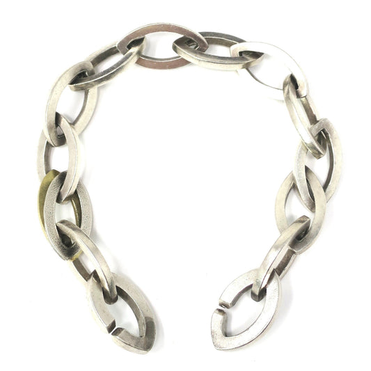 Vintage Scandinavian Designer Large Link Bracelet, 39.23 grams
