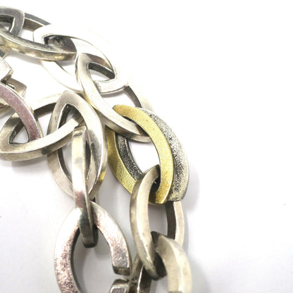Vintage Scandinavian Designer Large Link Bracelet, 39.23 grams