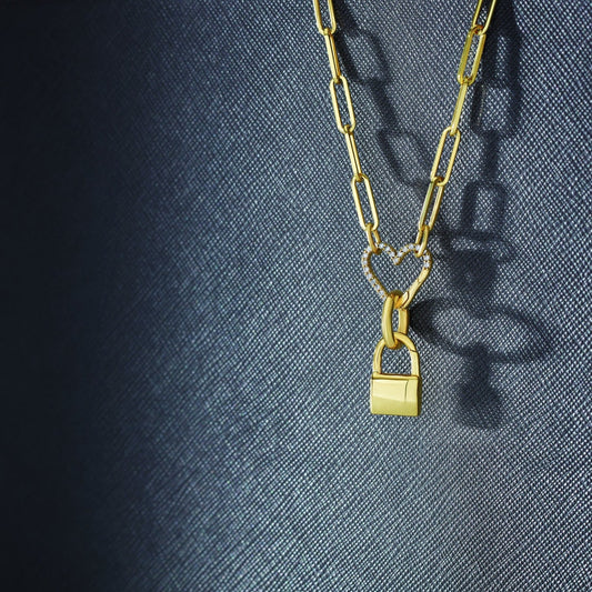 14K Yellow Gold 6.5 mm ID Padlock Hinged Bail, Connector, Fastener, Pendant